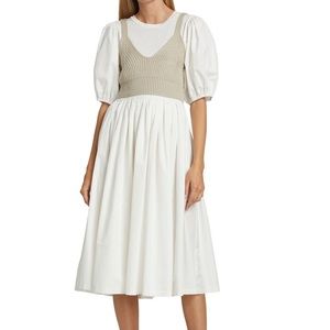En Saison Never Worn 2 piece Poplin Dress & Knit Tank Set